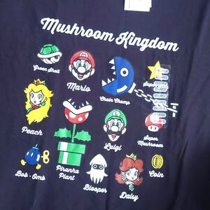 NWT Nintendo Super Mario Mushroom Kingdom Graphic T-Shirt Size XXL